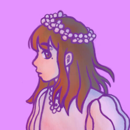 Profile portrait (collab with hanitokkii)